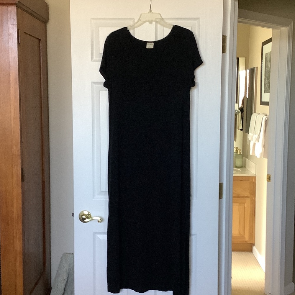 Soma Classic Black Maxi Dress
